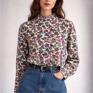 Vintage Northern Reflections Floral Top Cottagecore